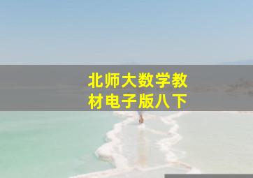 北师大数学教材电子版八下