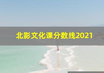 北影文化课分数线2021