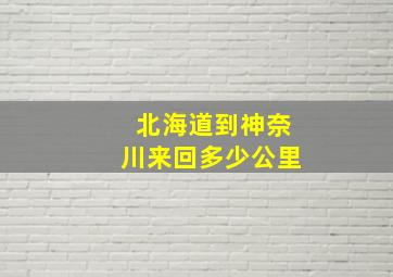 北海道到神奈川来回多少公里