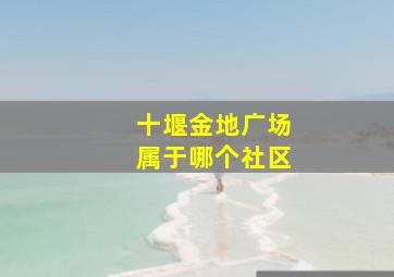 十堰金地广场属于哪个社区