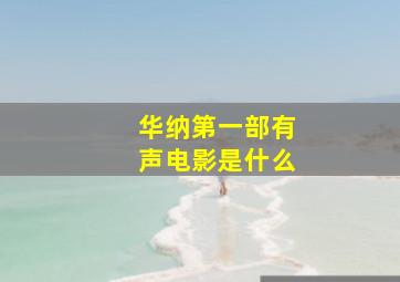 华纳第一部有声电影是什么