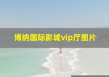 博纳国际影城vip厅图片