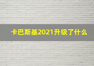 卡巴斯基2021升级了什么