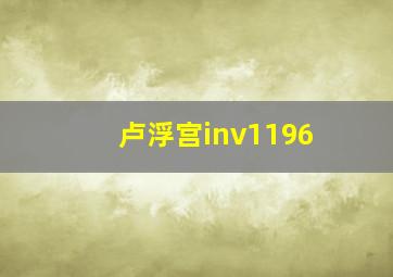 卢浮宫inv1196