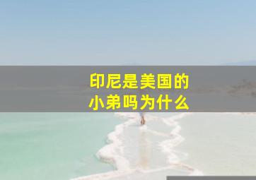 印尼是美国的小弟吗为什么