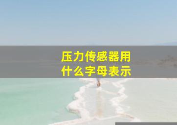 压力传感器用什么字母表示