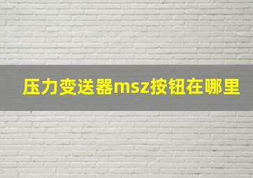 压力变送器msz按钮在哪里