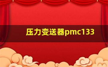 压力变送器pmc133