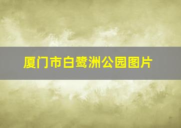 厦门市白鹭洲公园图片