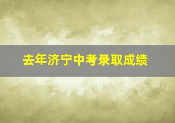 去年济宁中考录取成绩