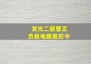 发光二极管正负极电路图初中