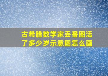 古希腊数学家丢番图活了多少岁示意图怎么画