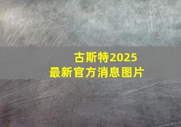 古斯特2025最新官方消息图片