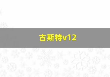 古斯特v12