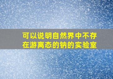 可以说明自然界中不存在游离态的钠的实验室