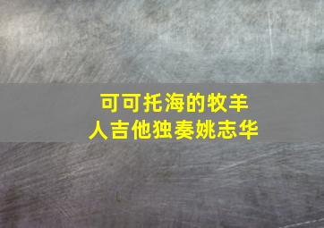 可可托海的牧羊人吉他独奏姚志华