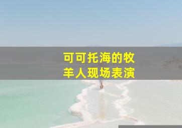 可可托海的牧羊人现场表演