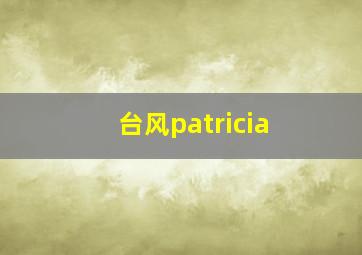 台风patricia