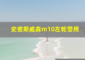 史密斯威森m10左轮警用