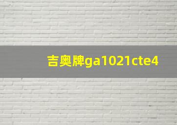 吉奥牌ga1021cte4