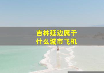 吉林延边属于什么城市飞机