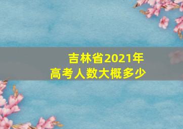 吉林省2021年高考人数大概多少