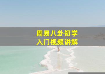 周易八卦初学入门视频讲解