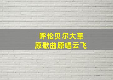 呼伦贝尔大草原歌曲原唱云飞