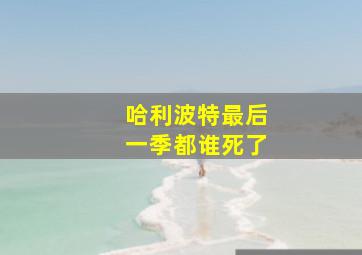 哈利波特最后一季都谁死了