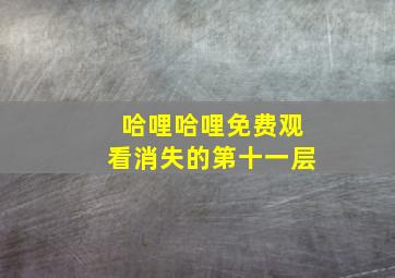 哈哩哈哩免费观看消失的第十一层