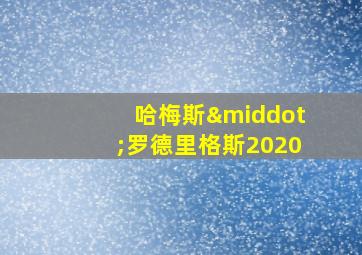 哈梅斯·罗德里格斯2020