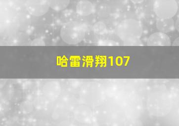 哈雷滑翔107