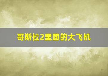 哥斯拉2里面的大飞机