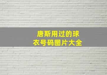 唐斯用过的球衣号码图片大全