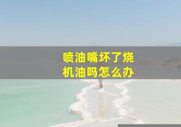 喷油嘴坏了烧机油吗怎么办