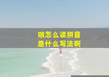 嗾怎么读拼音是什么写法啊