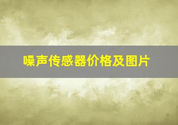 噪声传感器价格及图片