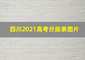 四川2021高考分段表图片