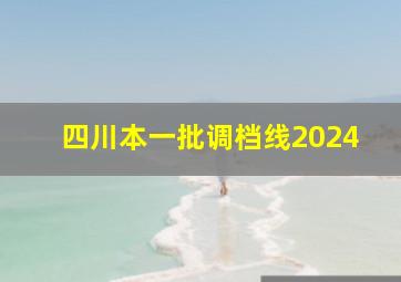 四川本一批调档线2024