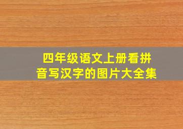 四年级语文上册看拼音写汉字的图片大全集