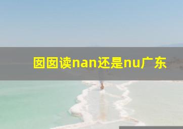 囡囡读nan还是nu广东