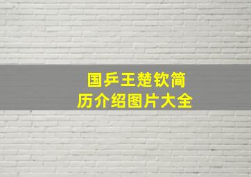 国乒王楚钦简历介绍图片大全