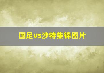 国足vs沙特集锦图片