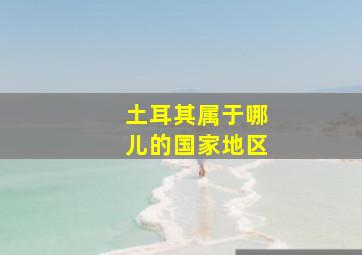 土耳其属于哪儿的国家地区