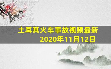 土耳其火车事故视频最新2020年11月12日