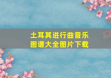 土耳其进行曲音乐图谱大全图片下载