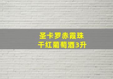 圣卡罗赤霞珠干红葡萄酒3升