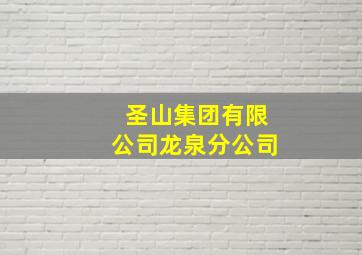 圣山集团有限公司龙泉分公司