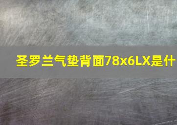 圣罗兰气垫背面78x6LX是什