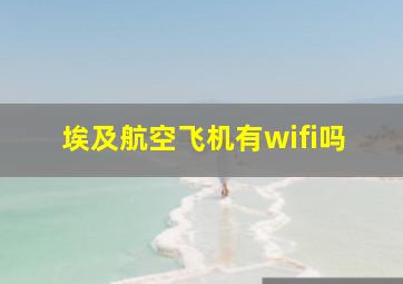 埃及航空飞机有wifi吗